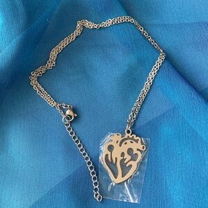 Stainless Steal Anatomy Heart Necklace, Perfect Gift for STEM & Healthcare Folks